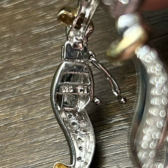 Elegant 1.00 Natural Diamond Wave Women's Bracelet - Picture 7 of 8